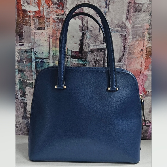 Kate Spade Navy Blue Satchel - Picture 2 of 14